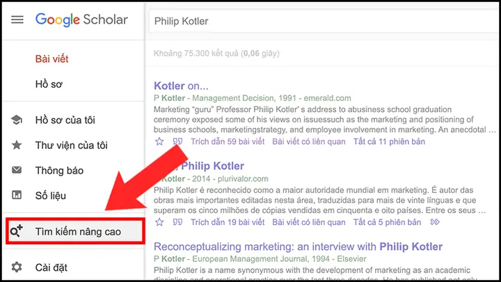 - Trình Tìm Kiếm Nâng Cao (advanced Search)