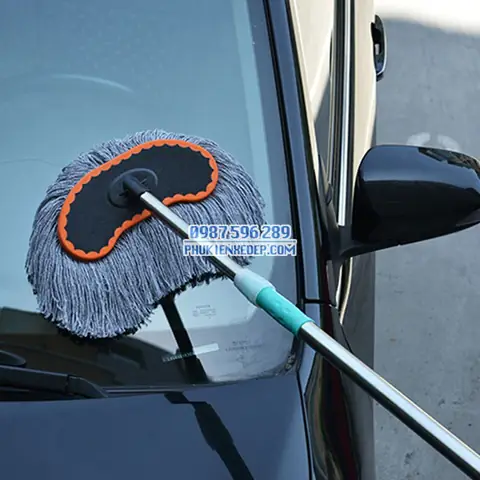 Chổi Rửa Xe Ô Tô Can Dài – Chuyên Dụng