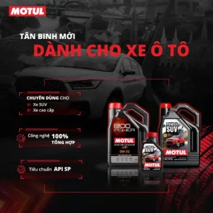 Các Loại Dầu Nhớt Motul Phù Hợp Với Từng Loại Ô Tô