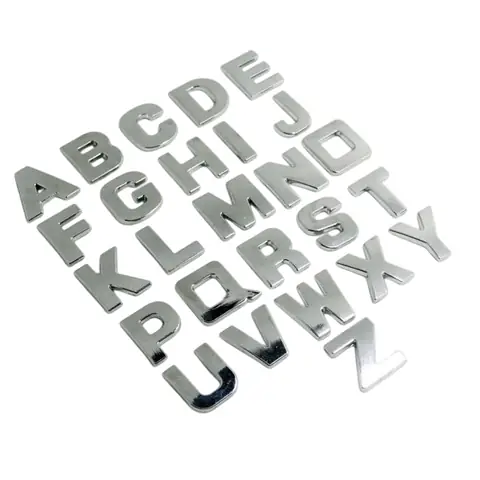 Chữ Cái Dán Xe Ô Tô: Bí Mật Cá Nhân Hóa Xe Đáng Tin Cậy Nhất