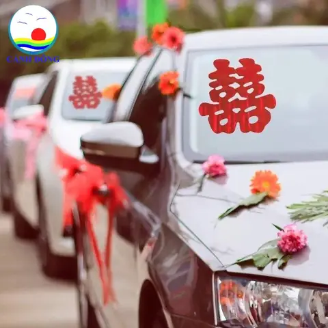 Chữ Hỷ Dán Xe Ô Tô