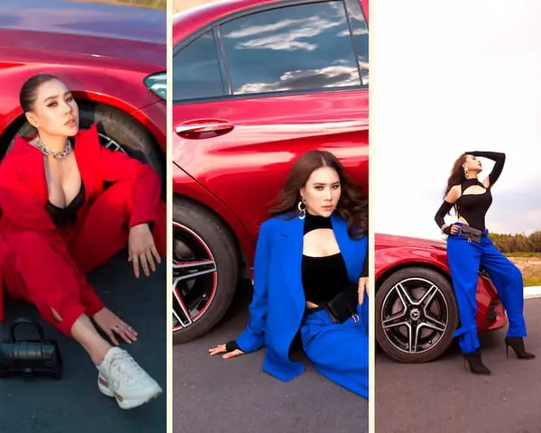 Tạo Dáng Với Phần Bánh Xe