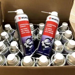 Mô Tả Vệ Sinh Bình Xăng Con Cổ Hút Gió Xe Ô Tô Wurth Air Intake And Throttle Valve Cleaner 500ml