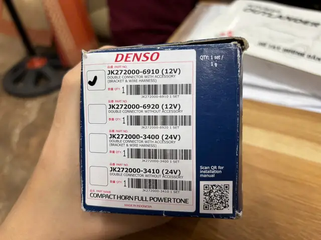 Các Mã Sản Phẩm Còi Đĩa, Còi Sên Denso 12v Chính Hãng Phổ Biến