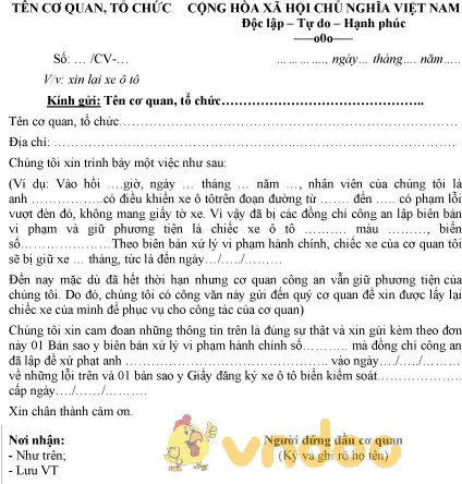 Hướng Dẫn Chi Tiết Về Công Văn Mượn Xe Ô Tô: Mẫu Chuẩn, Pháp Lý & Trách Nhiệm