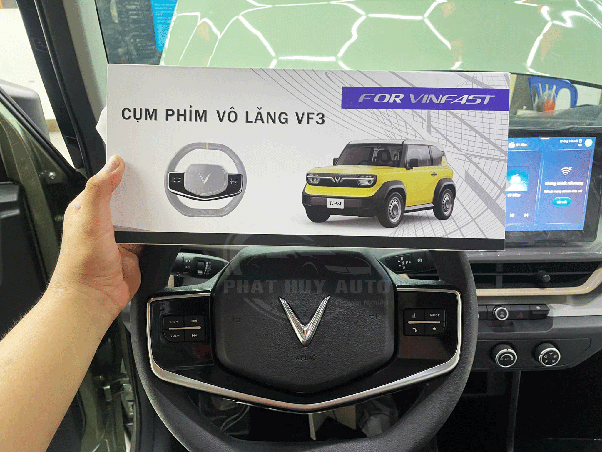 Vị trí và thiết kế cụm phím vô lăng VF3: Đánh giá chi tiết.