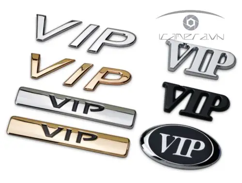 Chữ Nổi, Logo, Huy Hiệu Nổi Dán Xe Hơi, Ô Tô Đồng Giá 50k Cực Rẻ