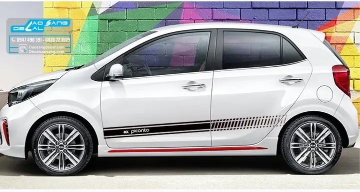 Tham Khảo Các Mẫu Đề Can Xe Kia Morning Đẹp Ấn Tượng