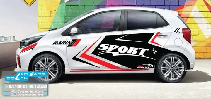 Tham Khảo Các Mẫu Đề Can Xe Kia Morning Đẹp Ấn Tượng