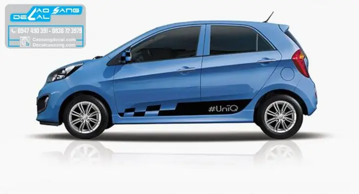 Tham Khảo Các Mẫu Đề Can Xe Kia Morning Đẹp Ấn Tượng