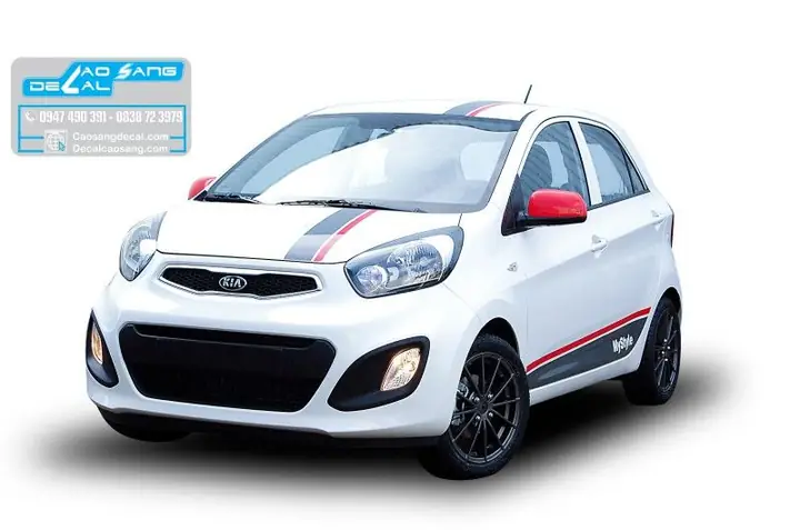 Tham Khảo Các Mẫu Đề Can Xe Kia Morning Đẹp Ấn Tượng