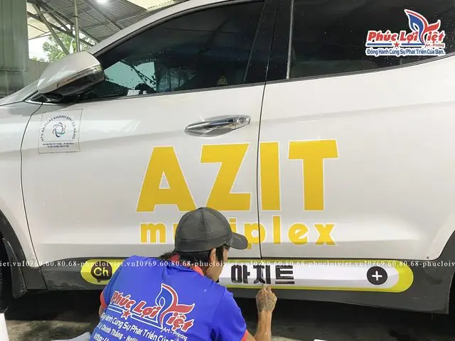 Dán Xe Oto Azit 18/10