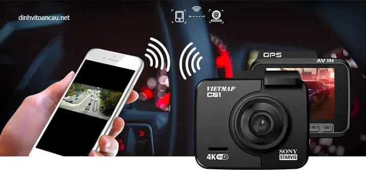 Vietmap A50 Vừa Ghi Hình Vừa Dẫn Đường