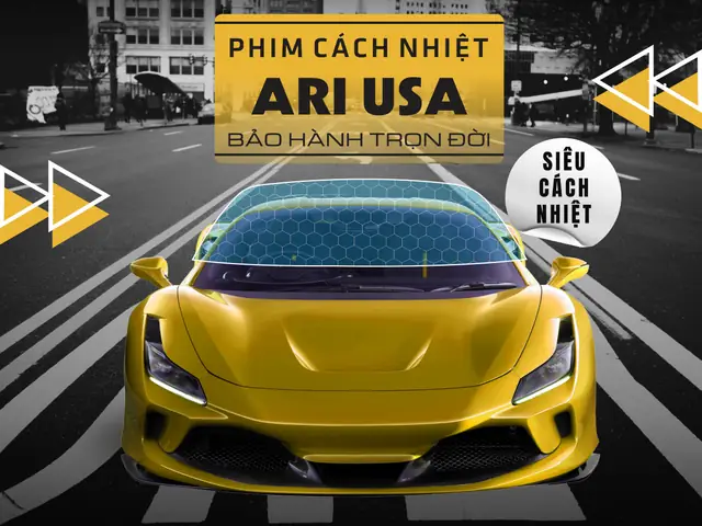 Dán Phim Cách Nhiệt Ô Tô Giúp Chống Nắng, Giảm Chói, Cách Nhiệt Chống Nóng Hiệu Quả Giúp Bảo Vệ Sức Khỏe Người Ngồi Trong Xe Và Toàn Bộ Nội Thất Của Xe. Những Vị Trí Rất Dễ Bị Phai Màu, Xuống Cấp Nhanh Chóng Như Ghế Da, Taplo Ở Kính Lái, Ốp Tapi Cửa, Đồng Hồ Odo, Màn Hình... Vậy Nên Việc Dán Phim Cách Nhiệt Thực Sự Rất Cần Thiết. Ari Việt Nam Giới Thiệu Đến Quý Khách Hàng Thương Hiệu Phim Cách Nhiệt Xe Hơi Ari Usa Chống Nóng Hiệu Quả, Giá Rẻ Bảo Hành Trọn Đời