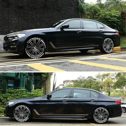 Miếng Dán Phản Quang Sửa Đổi Hình Lốp Xe Ô Tô