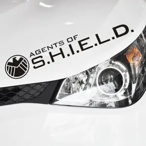 Tem Chữ Agents Of Shield Dán Trang Trí Ô Tô Ms-153