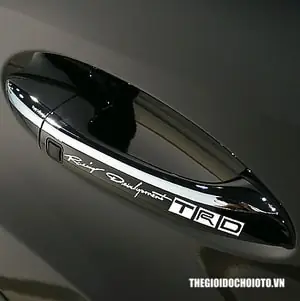 Decal Tem Trd Dán Tay Cửa Xe Ô Tô, Trang Trí Ô Tô Ms-15