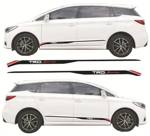 Dải Tem Decal Trd Dán Sườn Xe Ô Tô Phong Cách Thể Thao Ms-266