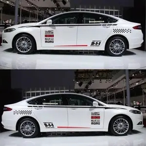 Bộ Tem Decal Wrc 911 Dán Sườn Xe Ô Tô Ms-05