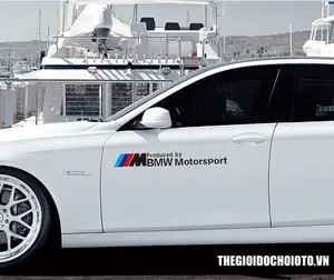 Tem Dán Sườn Xe Ô Tô Bmw Motor Sport Ms-20