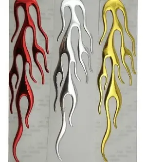 Tem Decal Ngọn Lửa 3d Dán Xe Ô Tô Ms-83