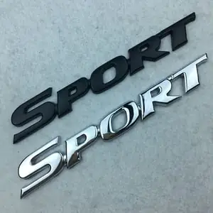 Decal Tem Chữ Sport 3d Kim Loại Dán Xe Ô Tô (mẫu 4) Ms-33