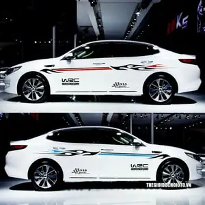 Bộ Tem Dán Sườn Xe Ô Tô Wrc Sport Ms-194