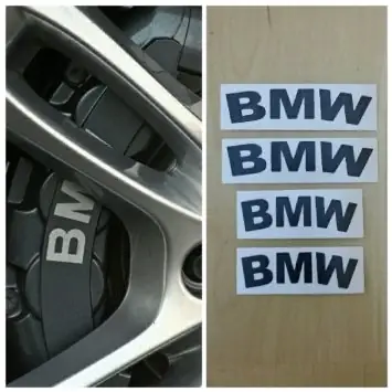 Tem Bmw Chịu Nhiệt Dán Phanh Xe Bmw Phản Quang Ms-166