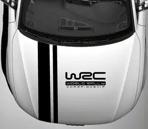 Tem Dán Mui Xe Ô Tô Wrc Và Dải Trang Trí Phần Đầu Xe Ms-19