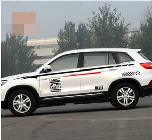Bộ Tem Decal Wrc 911 Dán Sườn Xe Ô Tô Suv, Xe 7 Chỗ Ms-219