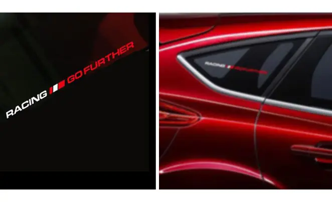 Tem Racing Go Further Phản Quang Dán Kính Cửa Sổ Ô Tô Ms-161