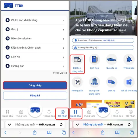 Cách Đăng Kiểm Xe Ô Tô Online
