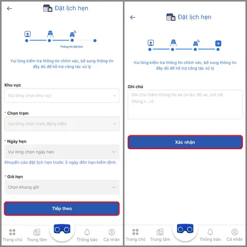 Cách Đăng Ký Lịch Hẹn Đăng Kiểm Xe Ô Tô Qua Ứng Dụng