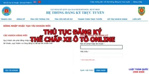 Đăng Ký Thế Chấp Xe Ô Tô Ở Đâu