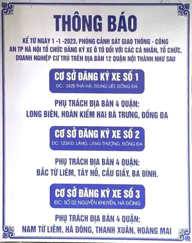 Đăng Ký Xe Ô Tô Quận Long Biên: Hướng Dẫn Thủ Tục Từ A-z