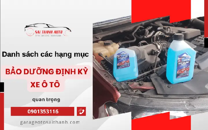 Bảo Dưỡng Định Kỳ Xe Ô Tô Là Công Việc Gì?