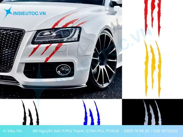 Một Số Mẫu In Decal Dán Xe Chất Lượng Tại In Siêu Tốc