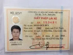 Đối Với Bằng Lái Xe Loại Giấy Bìa Cũ Thi Trước Năm 2013