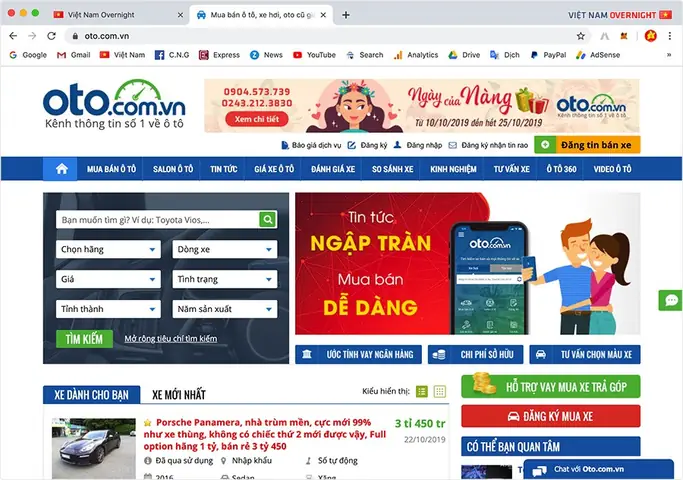 Oto.com.vn – Thông Tin Chi Tiết Và Đánh Giá Chuyên Sâu