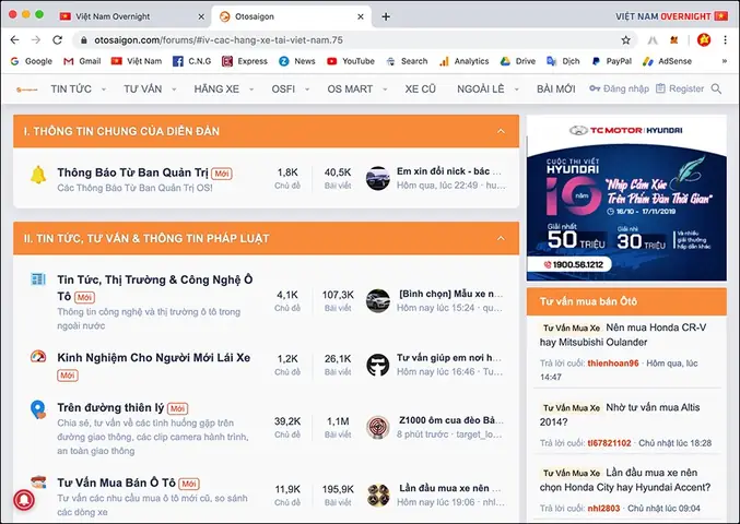 Otosaigon – Chợ Ô Tô Lớn Nhất Việt Nam