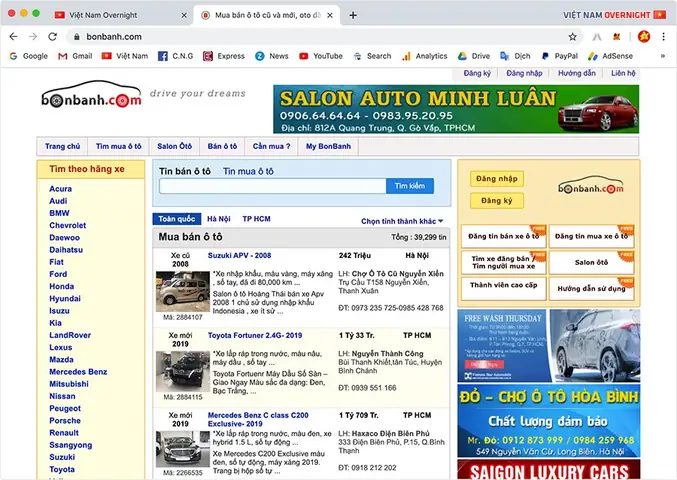 Bonbanh.com – Uy Tín Mua Bán Ô Tô Từ 2006