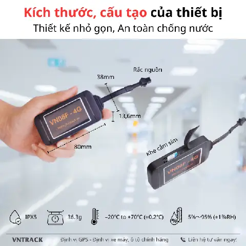 Trọn Bộ Phụ Kiện, Đóng Gói Của Định Vị Gps Vn08f
