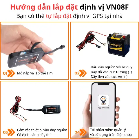 Hướng Dẫn Lắp Đặt Vn08f Trên Ô Tô, Xe Máy Như Thế Nào?
