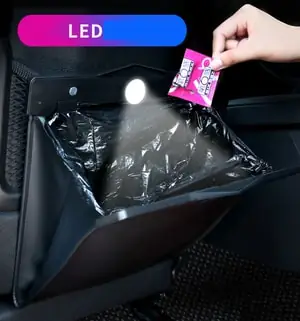 Túi Đựng Rác Có Đèn Led Cho Nội Thất Ô Tô Cao Cấp