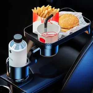 Khay Đựng Đồ Ăn Trên Ô Tô Xoay 360 Độ , Bàn Ăn Nhỏ