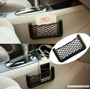 Túi Lưới Đựng Đồ Dán Xe Ô Tô