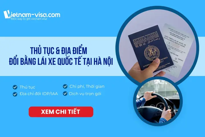 Đổi Bằng Lái Xe Quốc Tế Tại Hà Nội