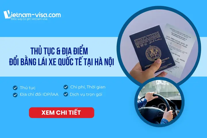 Đổi Bằng Lái Xe Quốc Tế Tại Hà Nội