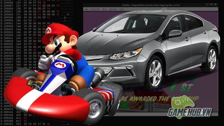 Game Thủ Dị Vừa Sử Dụng Chiếc Xe Của Mình Để Giả Lập Tựa Game Đua Xe Thú Mario Kart 64.
