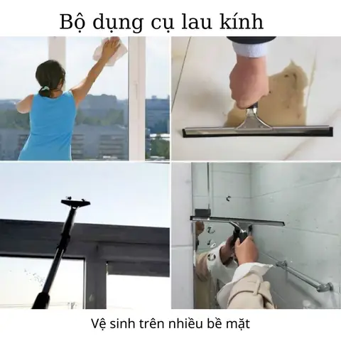 Chi Tiết Sản Phẩm Bộ Dụng Cụ Lau Kính Gia Đình